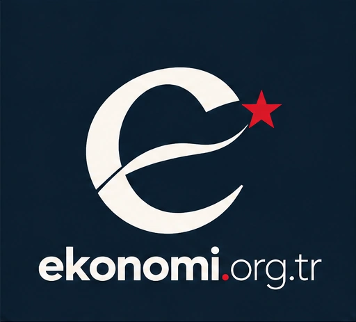 ekonomi.org.tr — krem renkli e simgesi, kırmızı yıldız, lacivert zemin